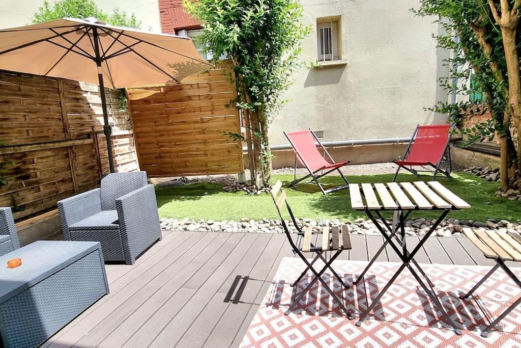 T2 Cosy & Garden - Hypercentre - Gare - Wifi Leilighet Toulouse Eksteriør bilde