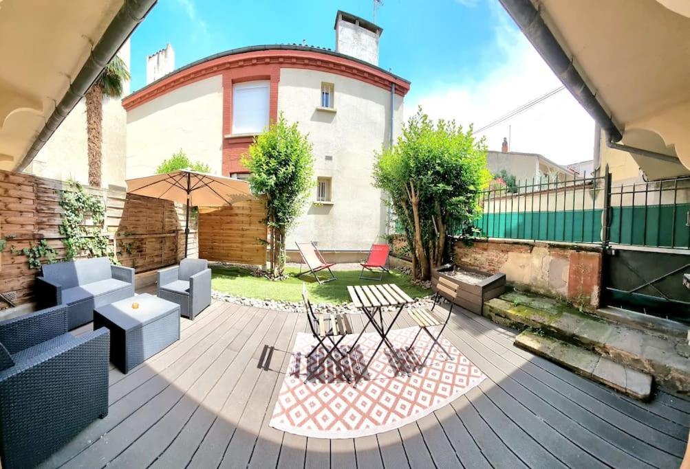 T2 Cosy & Garden - Hypercentre - Gare - Wifi Leilighet Toulouse Eksteriør bilde